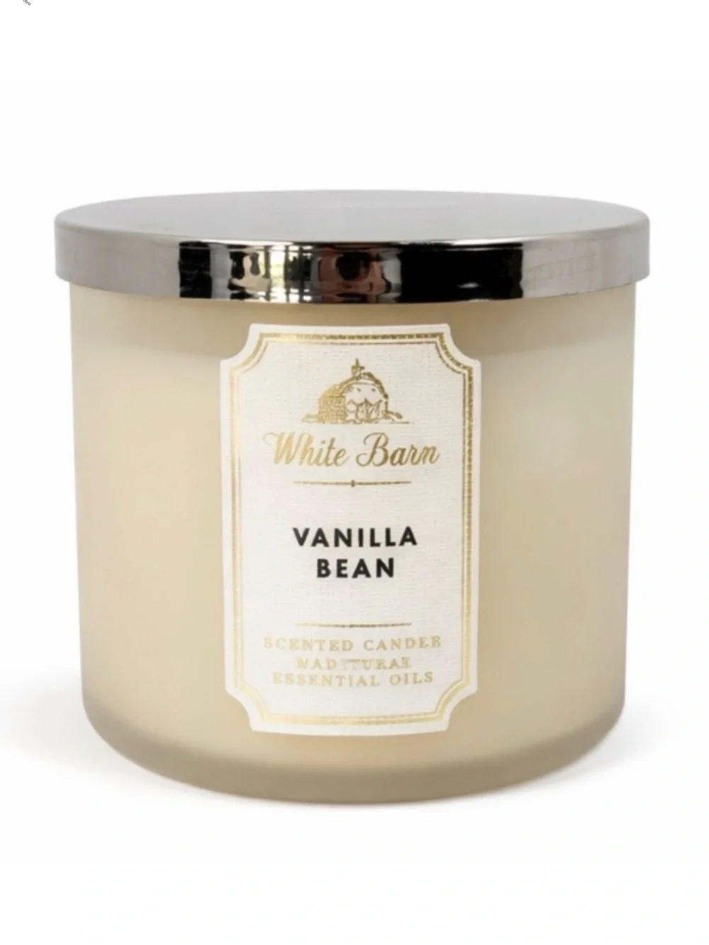 Bath‎ & Body Works White Barn 3-Wick Scented Vanilla Bean Candle
